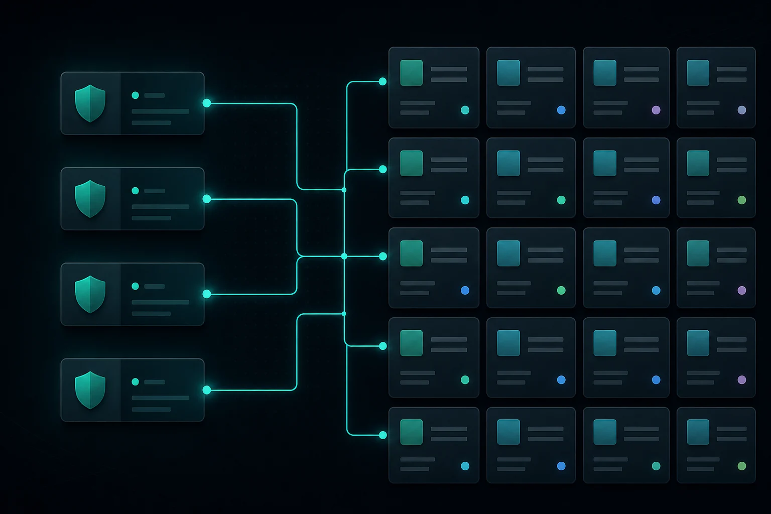 Static ISP proxy assignment grid for accounts, browser profiles, and monitoring tasks