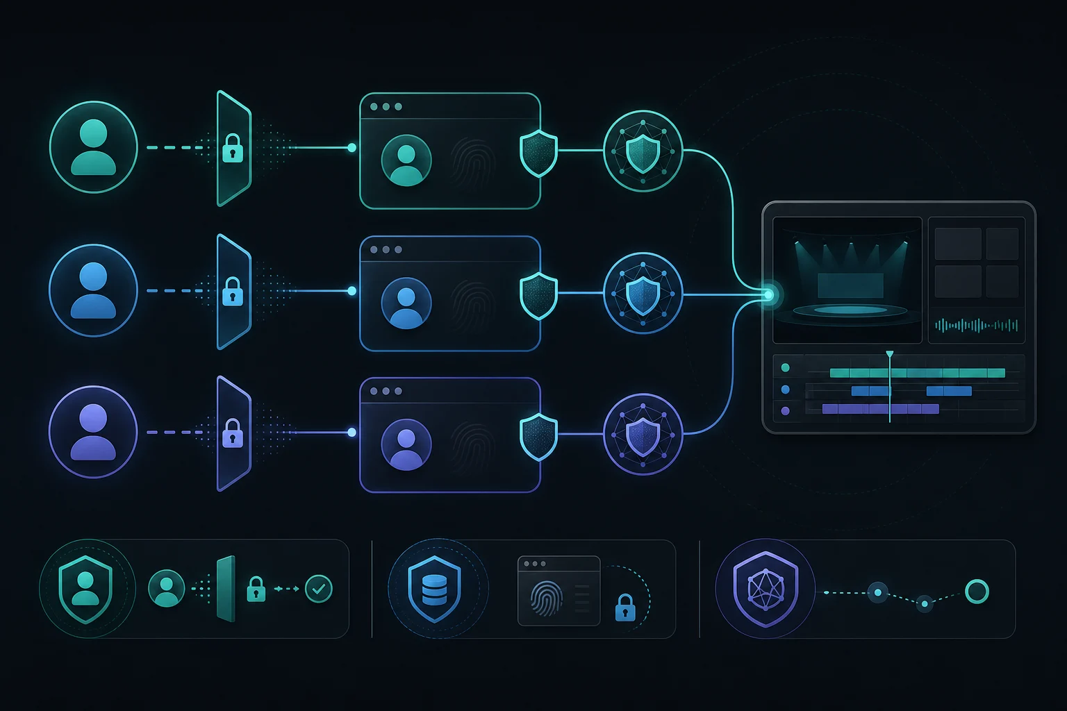 Secure YouTube channel workflow mapping delegated operators to isolated profiles and stable proxy routes